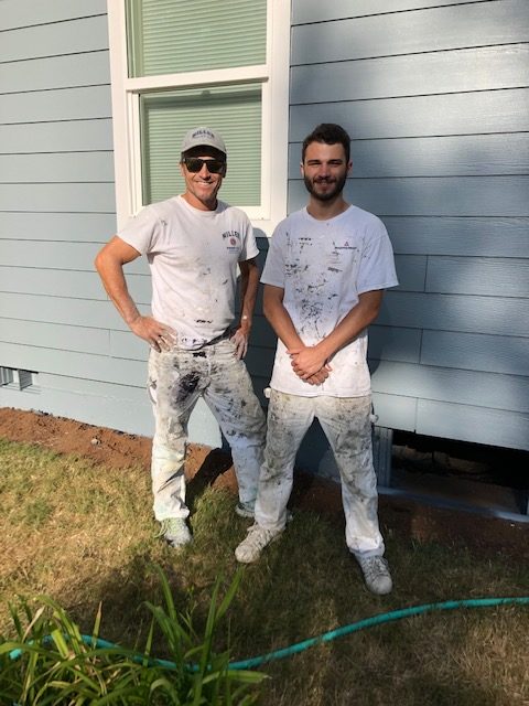 Siding prep and exterior repaint for a Portland area home